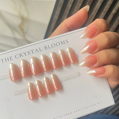 [PREMIUM] Handmade Ombre Chrome Nails-807/Dxr01-n