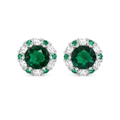 Infinity Spark Stud Earrings (N219)