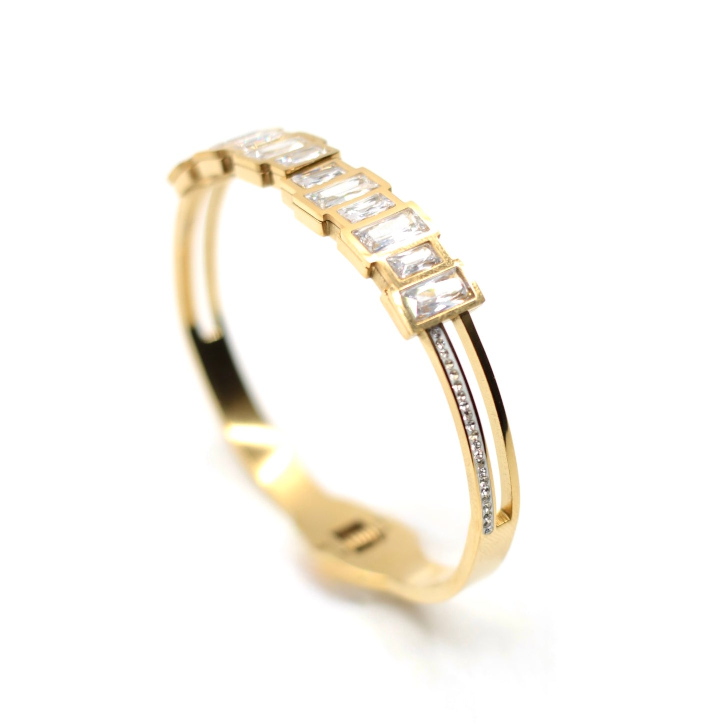 JBracelet (Stainless Steel) 18K Gold plated Anti Tarnish Everyday wear Bracelet -94