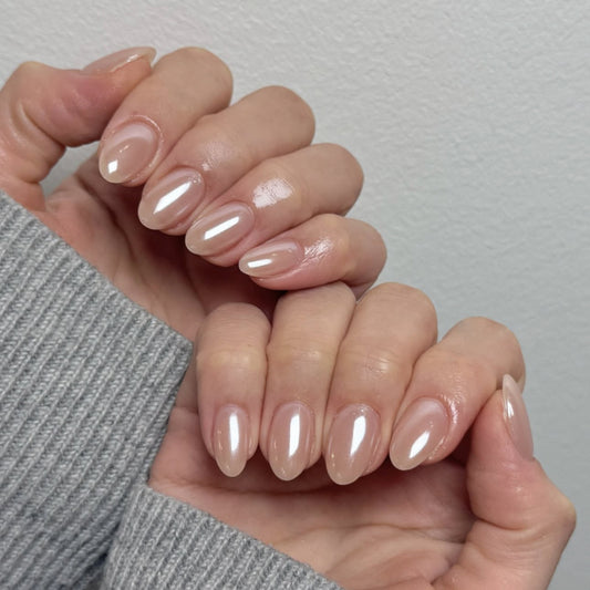 [PREMIUM] Mirror Glazed Nails-4024- Free 4 pc nail kit included