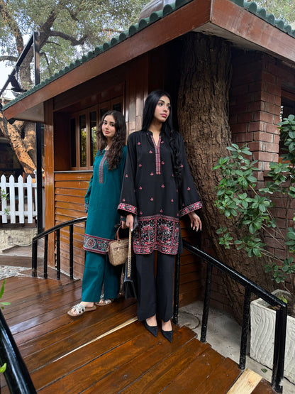 Winter Jade - 2 pc Stitched