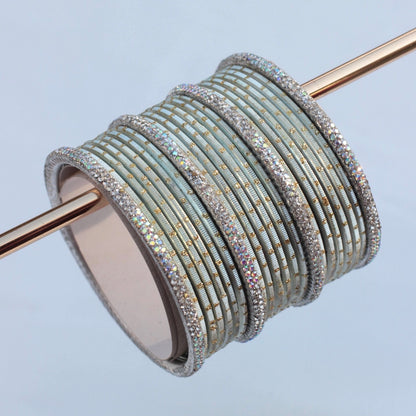 Nira Bangle Set-Mint