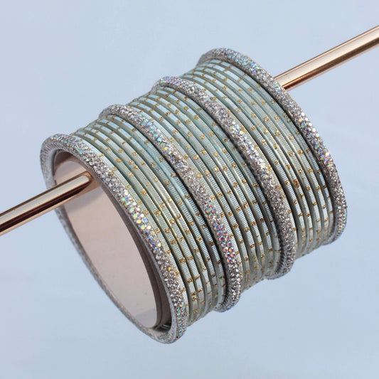 Nira Bangle Set-Mint