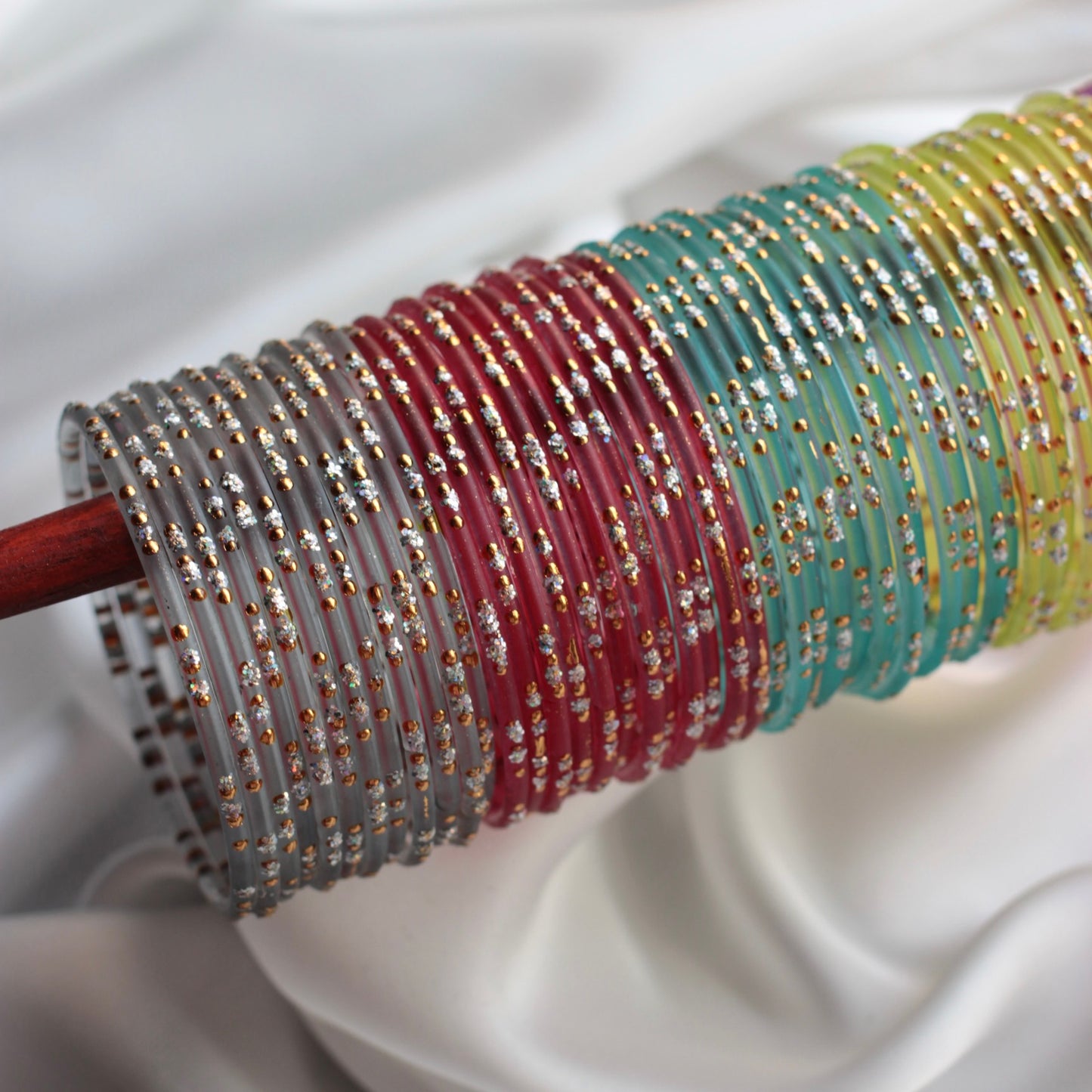 (Choose colour) Khushboo- Viral Handmade Glass Bangles