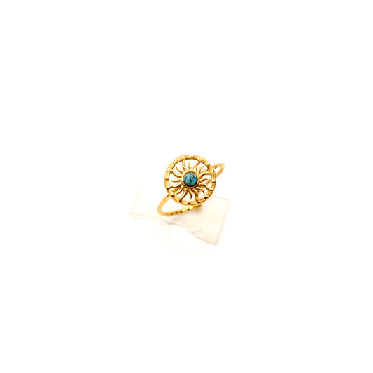 JRing-(4K Gold Plated)-AntiTarnish/HypoAllergic 447
