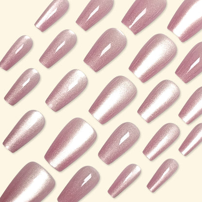 [PREMIUM] 3D Handmade Cat-eye Square Nails- 890- Free 4 pc nail kit included