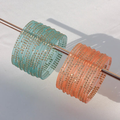 (Choose colour) Mahnur- Viral Handmade Glass Bangles
