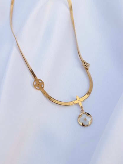 JNecklace (24K Gold Plated)-AntiTarnish/HypoAllergic -250