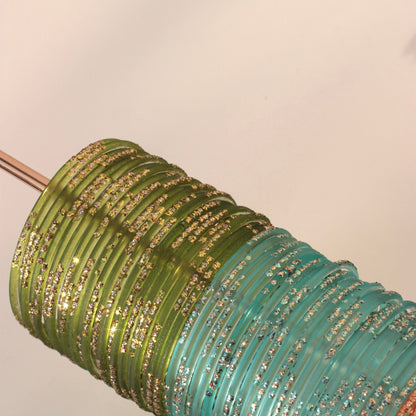 (Choose colour) Jellin- Viral Handmade Glass Bangles