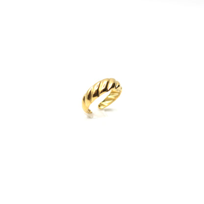 JRing-(4K Gold Plated)-AntiTarnish/HypoAllergic- (ADJUSTABLE SIZE)