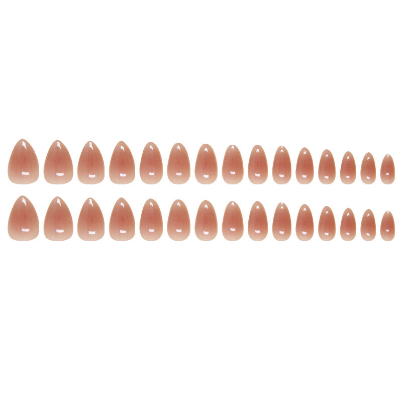 Nude Natural Ombre Nails-1657- Free 4 pc nail kit included