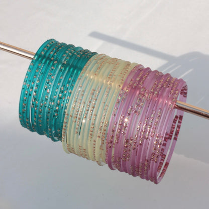 (Choose colour) Jellin- Viral Handmade Glass Bangles