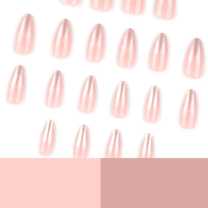 [Premium] Nails-3991-Medium Length Almond nails- Free 24 pc Sticker Sheet included