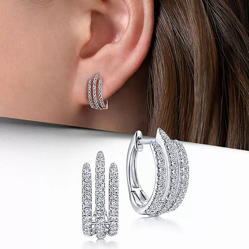 Luxe Brilliance Stud Earrings (N212)