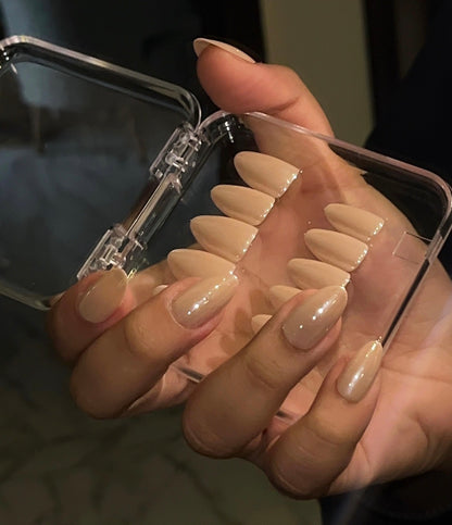 [PREMIUM] Handmade Chrome Nails-801- Free 24 pc Sticker Sheet  included