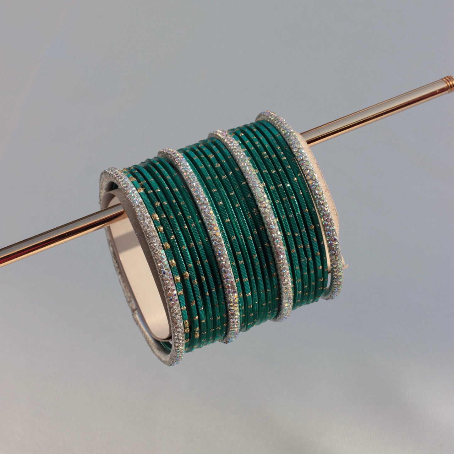 Nira Bangle Set- Teal