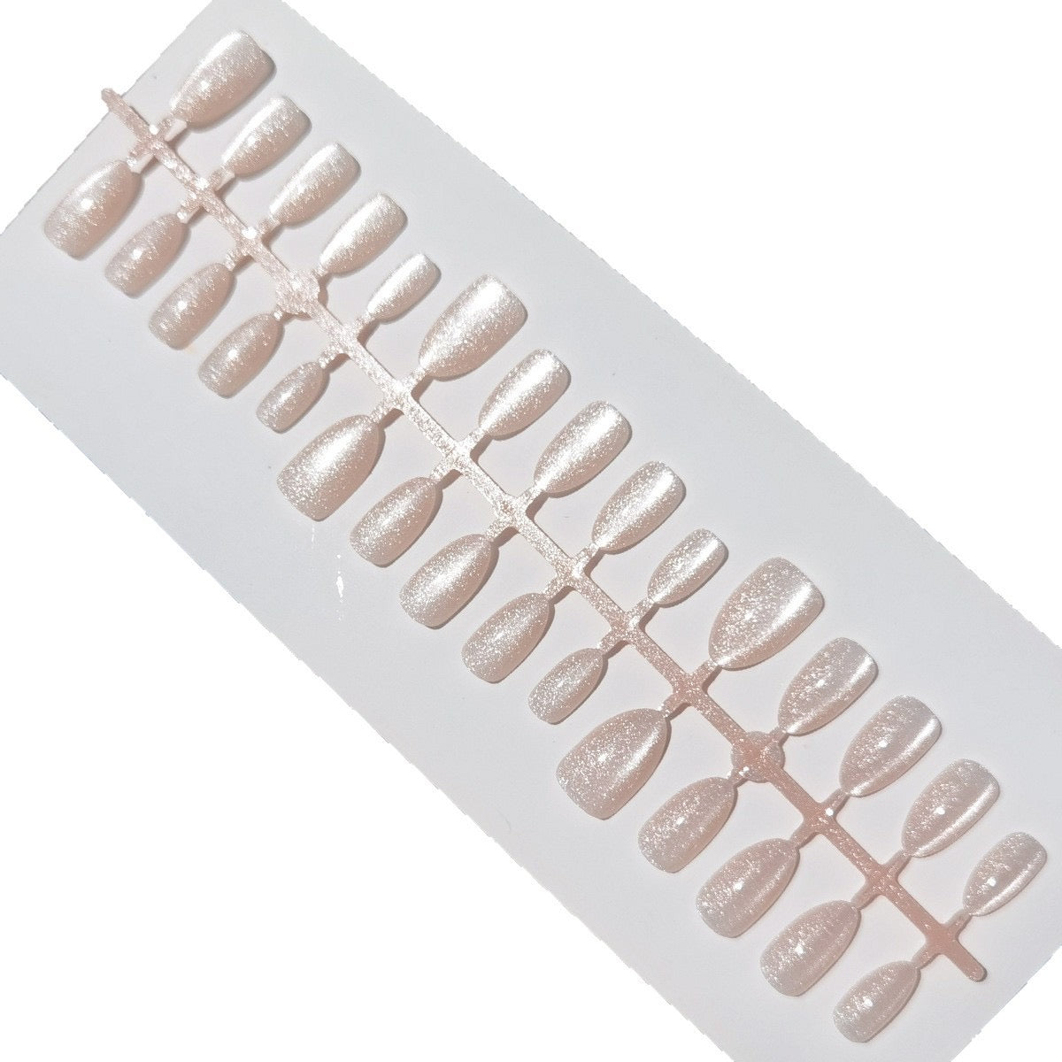 [PREMIUM] Handmade Luxury Cat-eye+Glitter Nails -850-Free 4 pc nail kit included