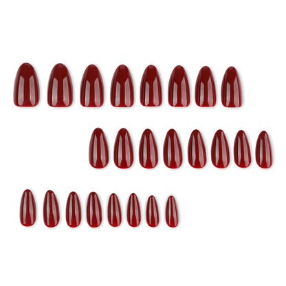 Nails-4498J-Almond nails- Free 24pc Sticker Sheet included