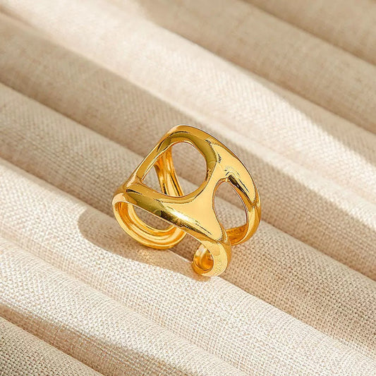 NJRing-(24K Gold Plated)-AntiTarnish/HypoAllergic-422E