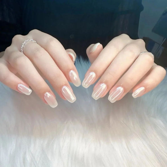 [PREMIUM] Handmade Cat-eye Reflective Nails-814- Free 24 pc Sticker Sheet  included