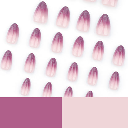 Nails-3608-Almond nails- Free 24pc Sticker Sheet  included