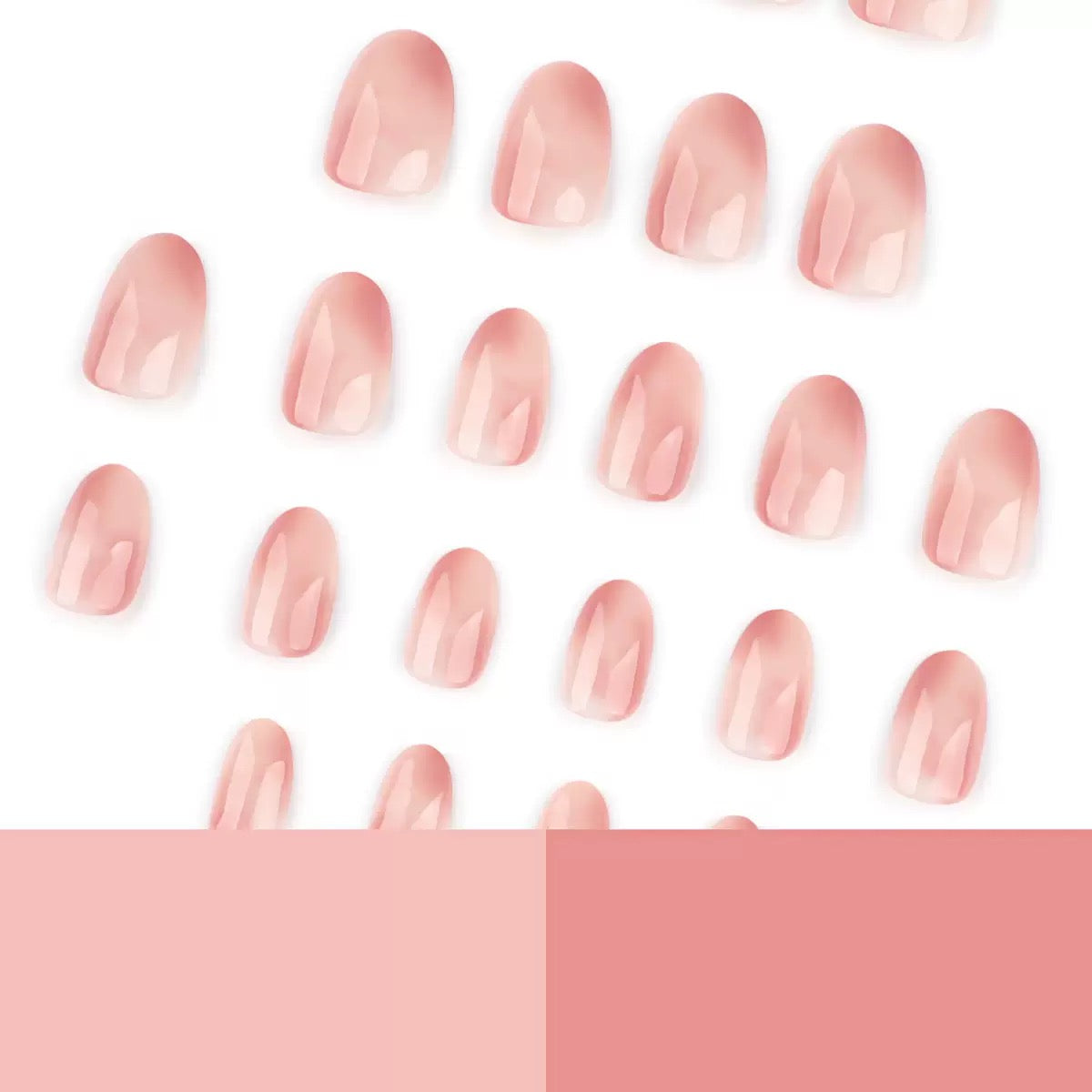 Nails-4103-Almond nails- Free 24 -pc Sticker Sheet  included