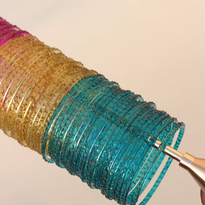 (Choose colour) Rains- Viral Handmade Glass Bangles
