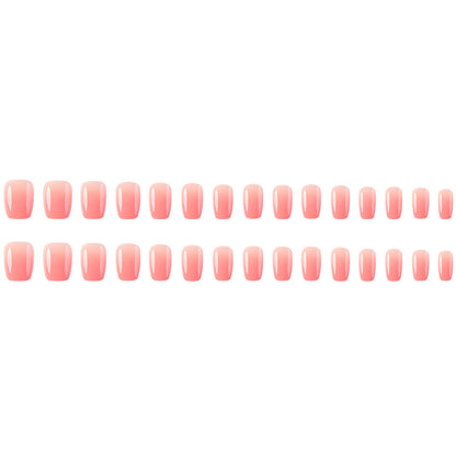Peach Ombre Nails -1314- Free 4 pc nail kit included