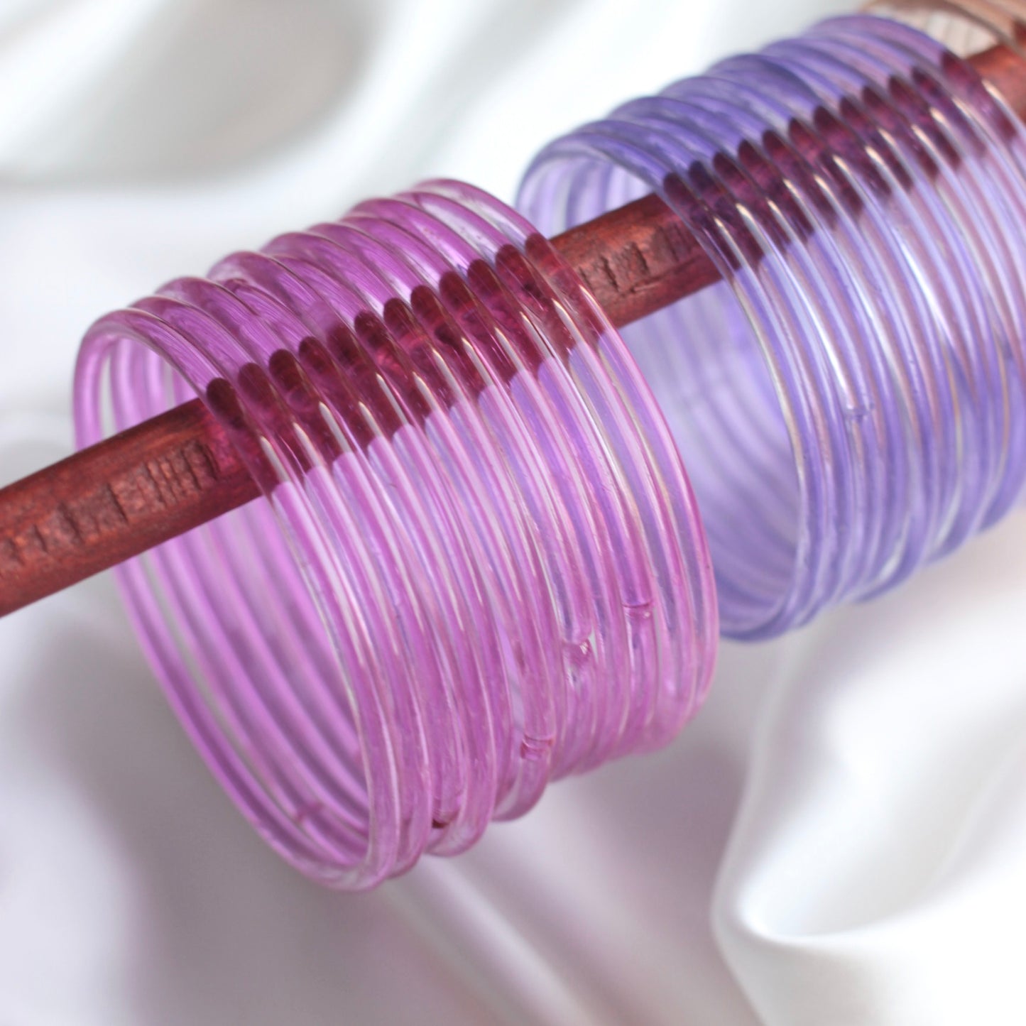 (Choose colour) Jelly Thick  Glass Bangles-3 mm thickness