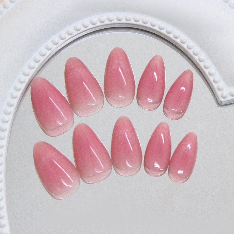 Reflective cat-eye Nails -2076- Free 24-pc Sticker Sheet included