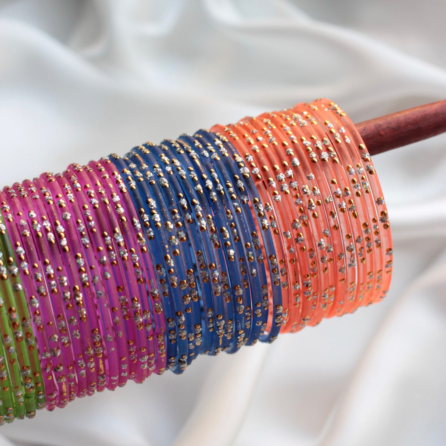 (Choose colour) Khushboo- Viral Handmade Glass Bangles