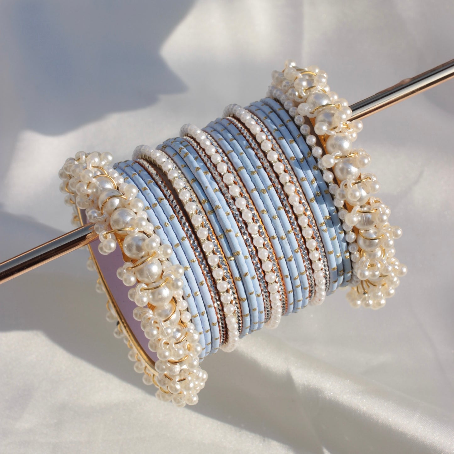 Rian Bangle Set-Ice Blue-1