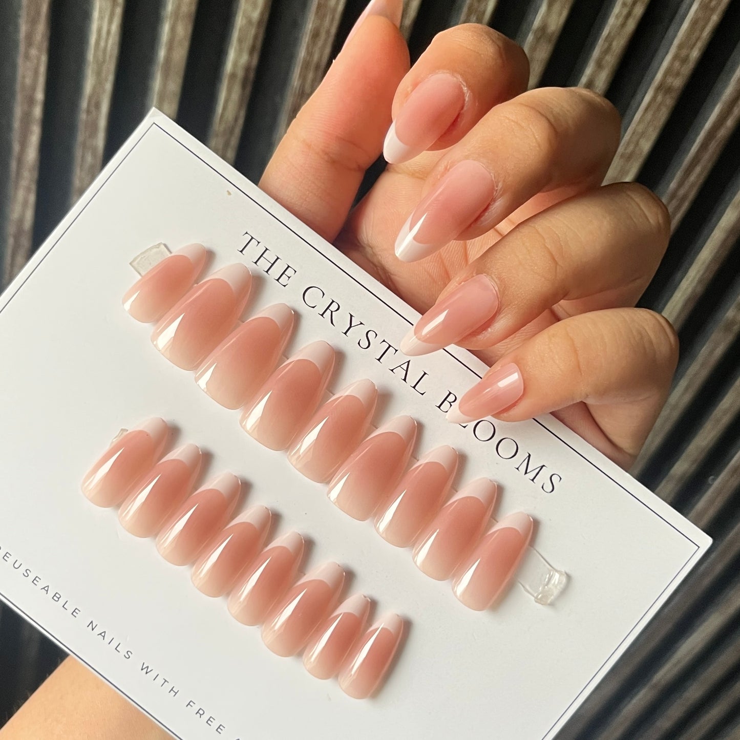 Nails-2211-Almond nails- Free 24pc Sticker Sheet included