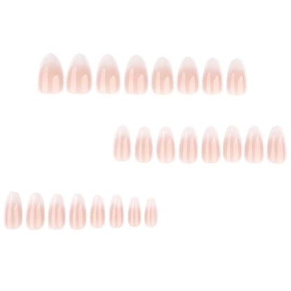 Nails-4083- Ombre Almond nails- Free 24 -pc Sticker Sheet  included