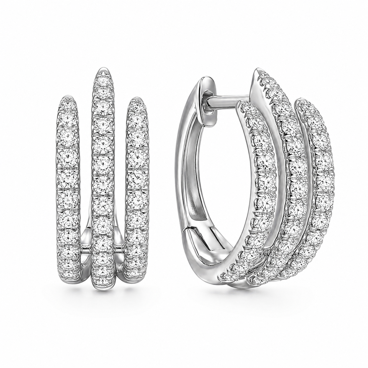 Luxe Brilliance Stud Earrings (N212)
