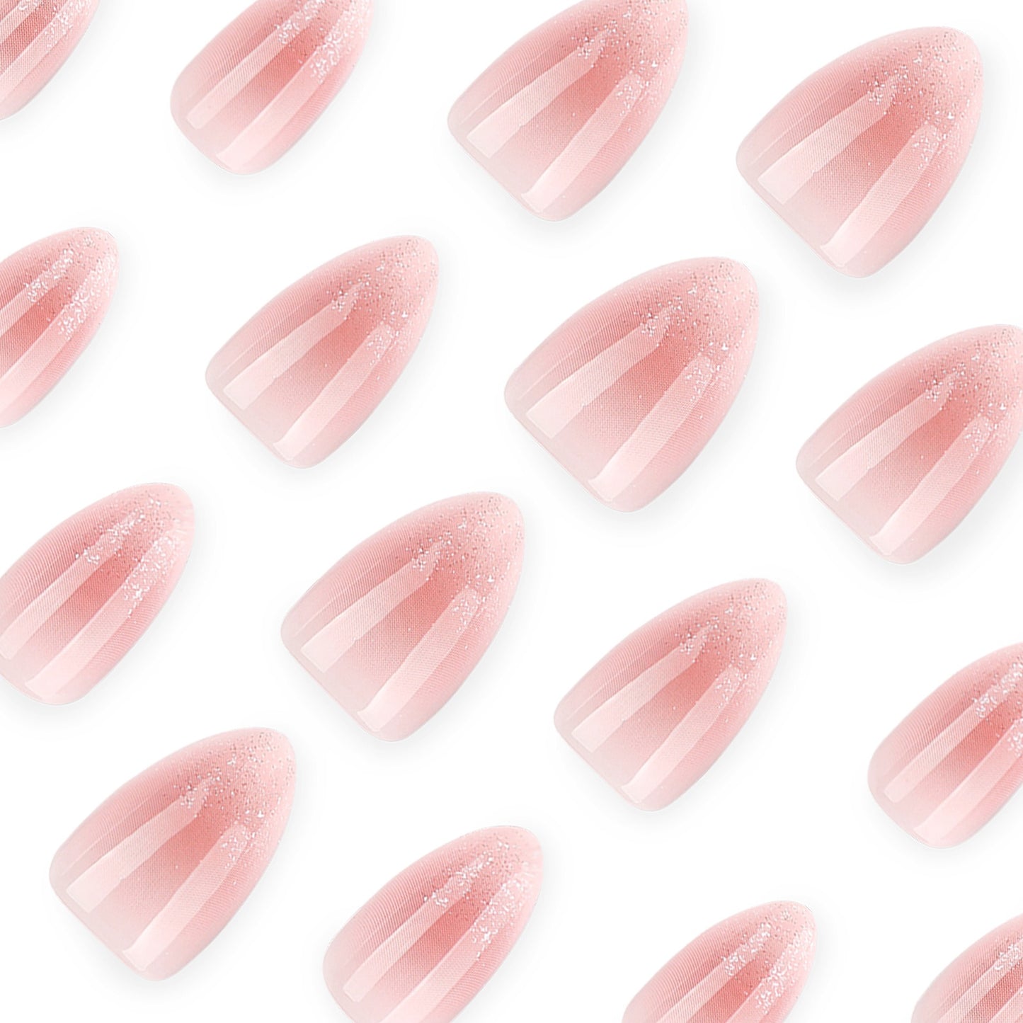 Nails-4539J-Almond nails- Free 24pc Sticker Sheet included