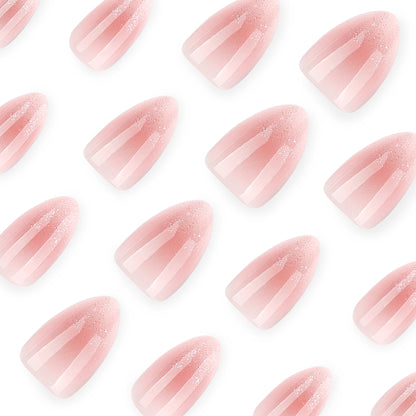 Nails-4539J-Almond nails- Free 24pc Sticker Sheet included