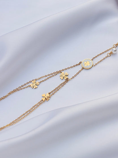 JNecklace (24K Gold Plated)-AntiTarnish/HypoAllergic -394
