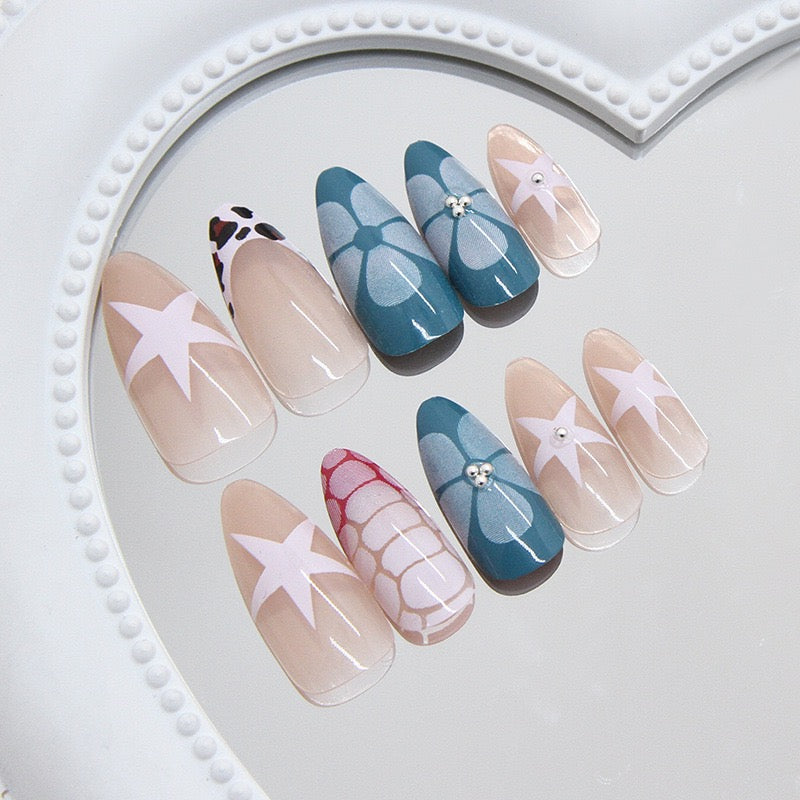 Nails-986-Free 24 -pc Sticker Sheet  included