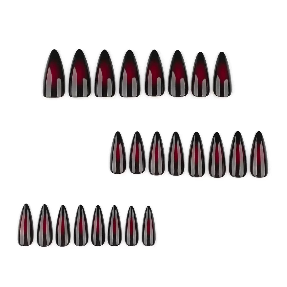 Nails-4191-Almond nails- Free 24 -pc Sticker Sheet  included