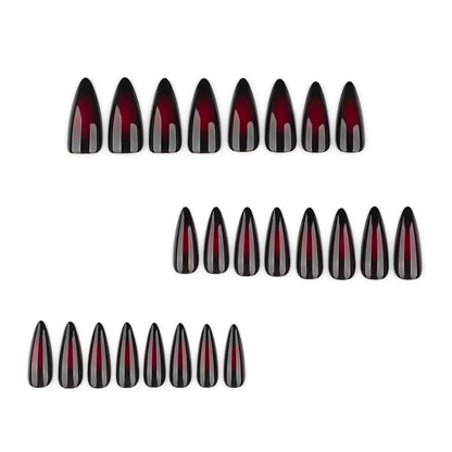Nails-4191-Almond nails- Free 24 -pc Sticker Sheet  included