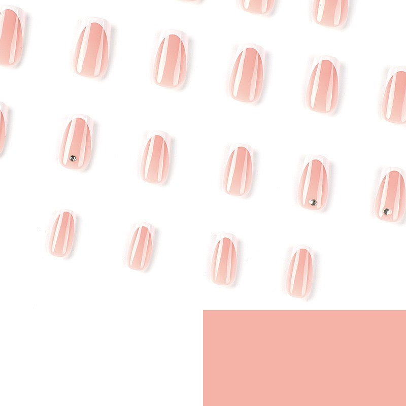 Nails-2370- Square French Nails