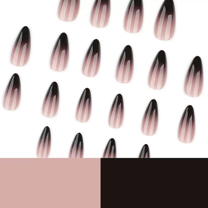 Nails-4172-Almond nails- Free 24 -pc Sticker Sheet  included