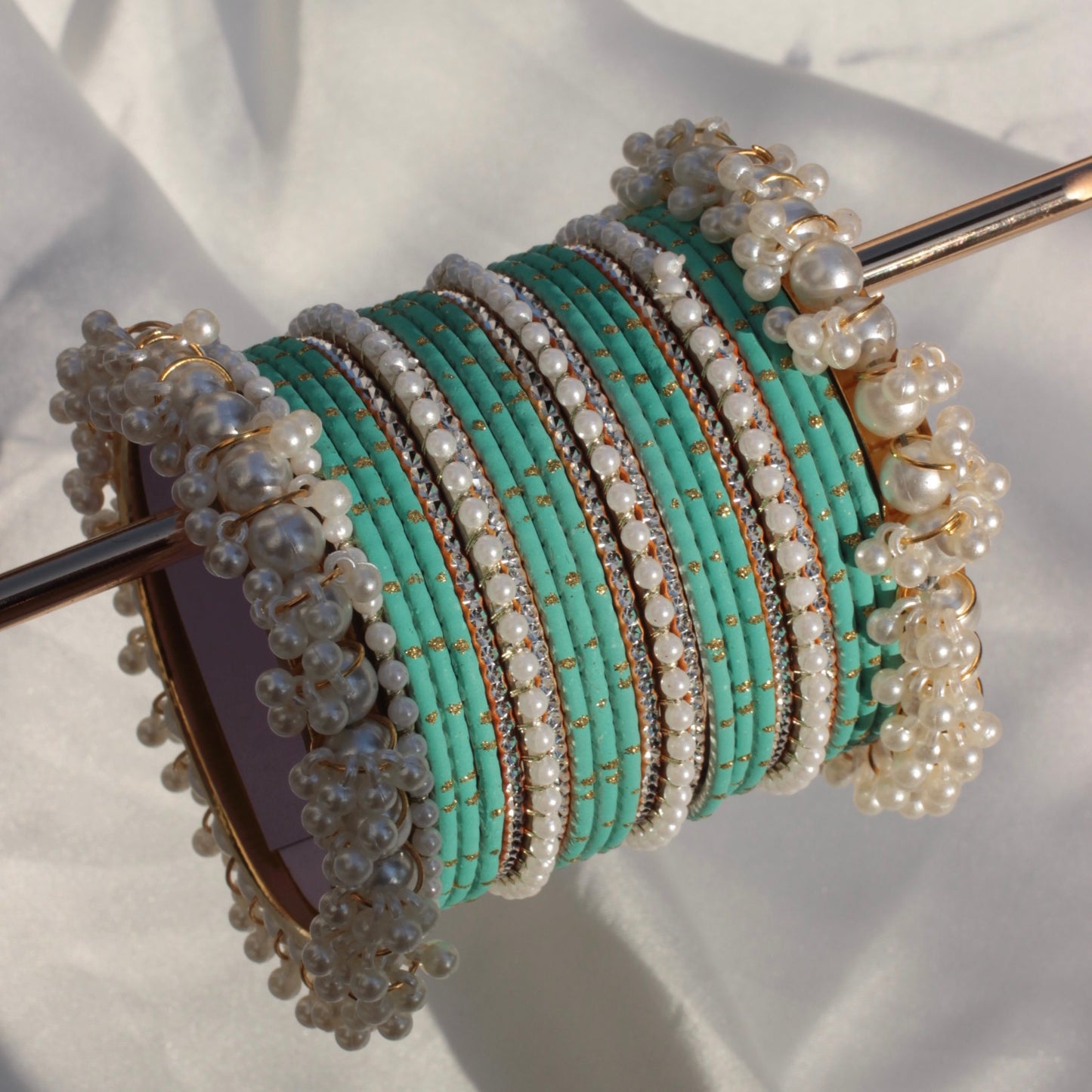 Rian Bangle Set-Mint