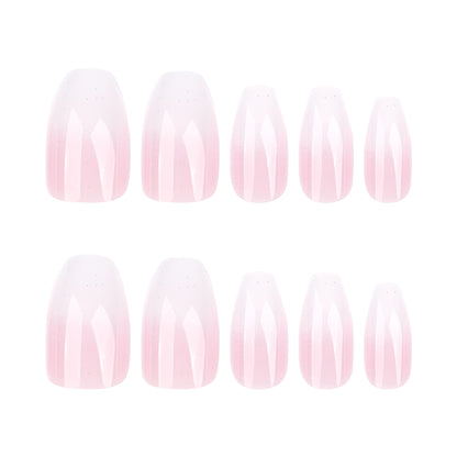 Ombre Square Nails-Mid length Square nails- 3731-Free 4-pc Nail-kit included