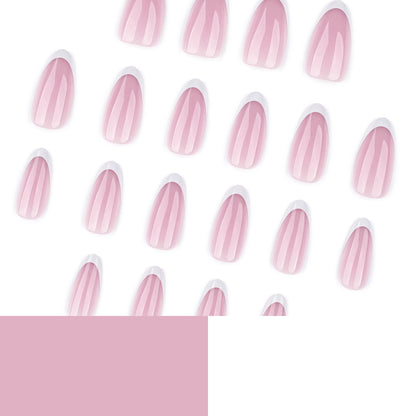 Nails-4295- Almond french nails