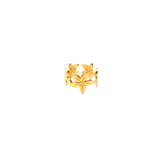 JRing-(4K Gold Plated)-AntiTarnish/HypoAllergic - 418
