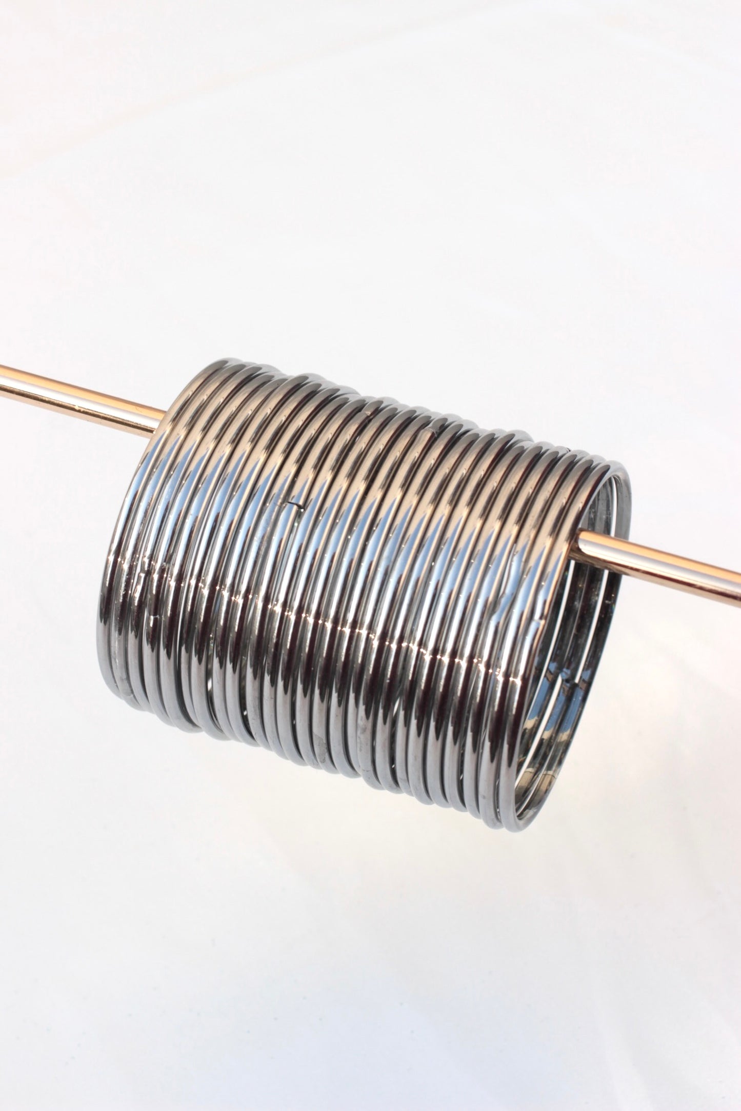 Silver Glass Bangles Thick - Viral Handmade Glass Bangles