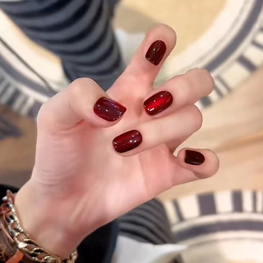 Cat Eye Handmade Nails-036- Free 4 pc nail kit included