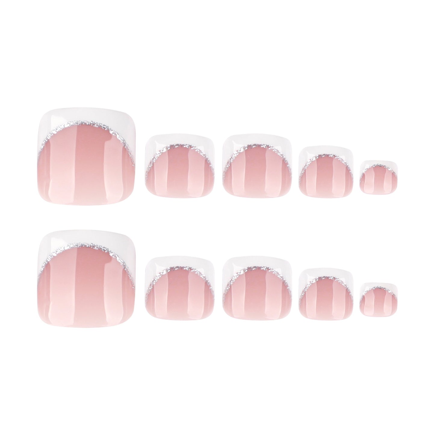 [PREMIUM] Glitter Nails-4247- Free 24pc Sticker Sheet  included